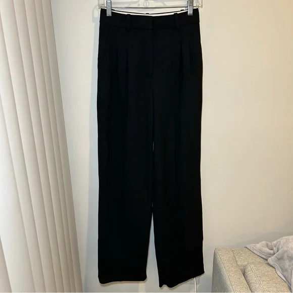 Aritzia Wilfred The Effortless Pant Black Size 2 - Picture 4 of 16